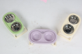 Elevated Dual Pet Bowl Stand with Removable Stainless Steel Inserts