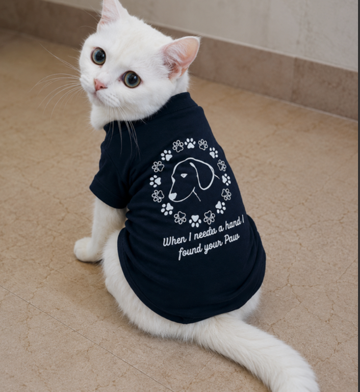 "Found Your Paw" Graphic Pet T-Shirt