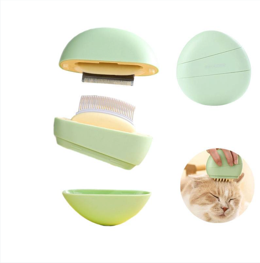 3-in-1 Shell Pet Grooming Comb
