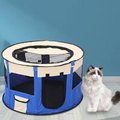 Portable Foldable Pet Playpen with Mesh Windows