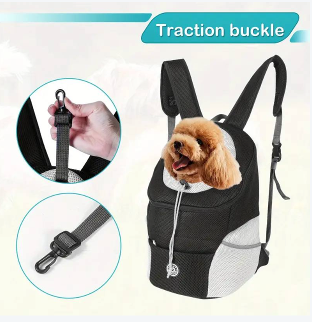Hands-Free Head-Out Carrier Backpack with Safety Tether