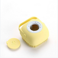 Shampoo Dispensing Soft Silicone Scrubber Massager