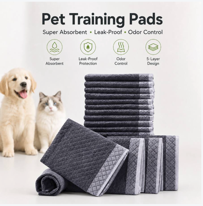 5-Layer Super Absorbent & Leak-Proof Pet Training Pads