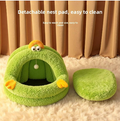 Frog Cave Bed with Detachable Pad