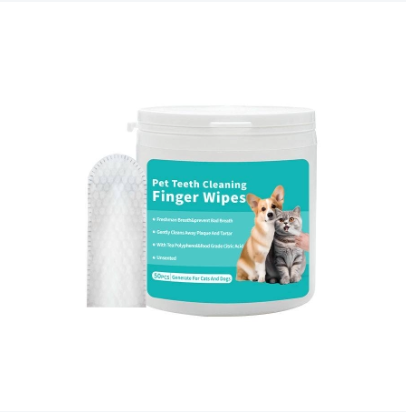 Soft Dental Finger Wipes for Cats & Dogs
