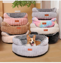 Thickened Warm Round Donut Pet Bed