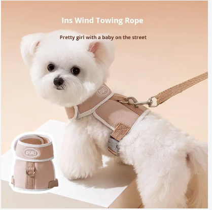 Minimalist Soft Vest Harness & Leash