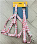 Diamond Pattern Step-In Harness & Leash Set