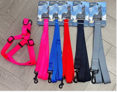 Heavy-Duty Adjustable Nylon Harness & Leash Set