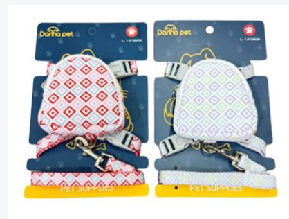 Diamond Pattern Backpack Harness Set