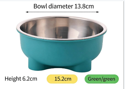 Elevated 4-Legged Non-Slip Feeding Dish