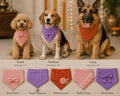 Festive Embellished Pet Bandana Collection for Dogs and Cats
