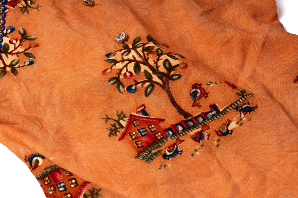 Vibrant Printed Pet Shirt with Resort Collar
