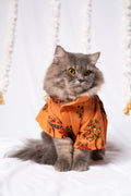 Vibrant Printed Pet Shirt with Resort Collar